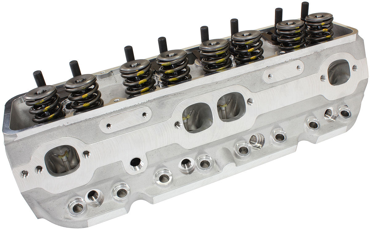 AF95-2401 - SBC CNC 350 400 *PAIR* ASSEMB.S/P ALLOY CYLINDER HEADS 213cc