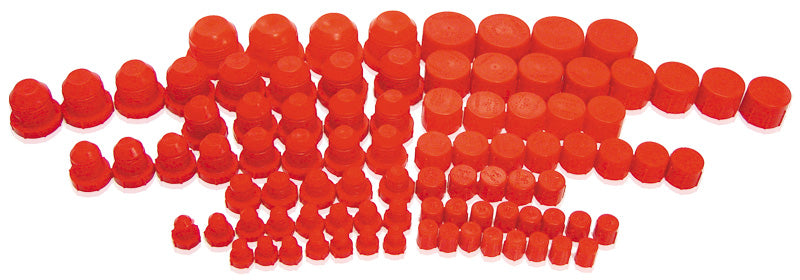 AF98-2025 - PLASTIC DUST CAP & PLUG 96 QTYASSORTED SIZES -3AN TO -20AN