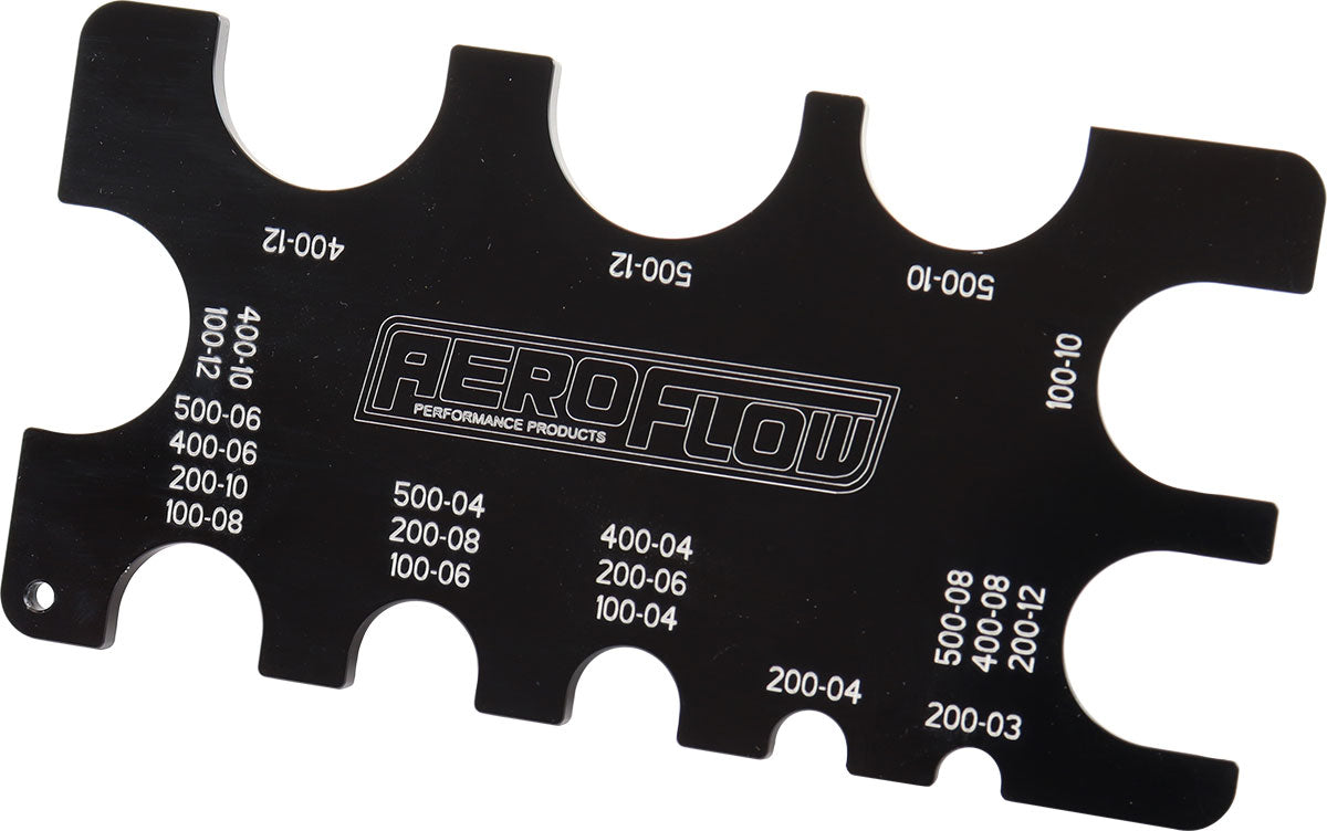 AF98-2142 - AEROFLOW BRAIDED HOSE GAUGE TOOL GUIDE AN -3 to -20