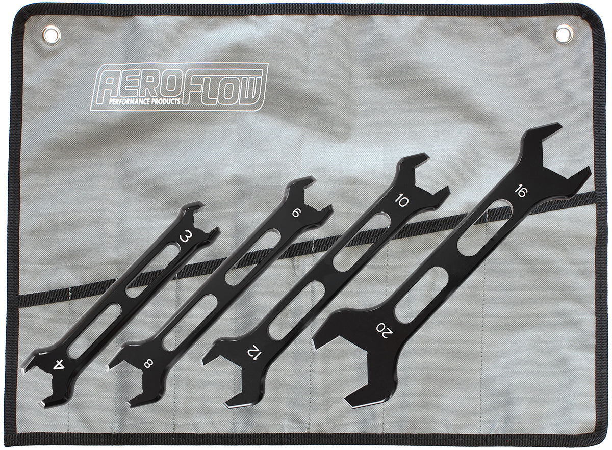 AF98-2244 - DOUBLE ENDED AN PRO SPANNER 4 PIECE SET -3AN TO -20AN