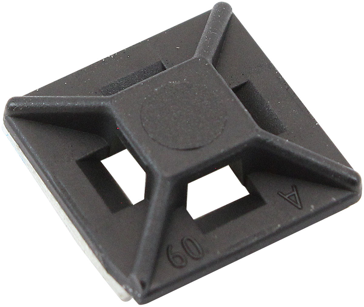 AF98-9996-50 - CABLE TIE MOUNTS 12.5 x 12.5mmNYLON 3M PAD MOUNT BLACK