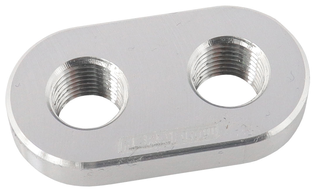 AF986-02-02 - WELD IN ALLOY PLATE 1/8" NPT x 2 PORTS VACUUM INTERCOOLER