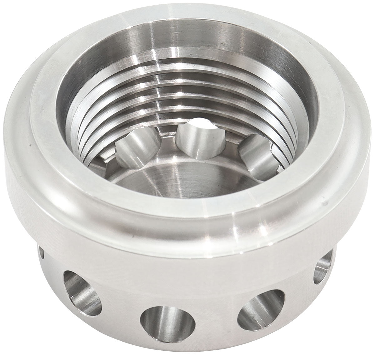 AF988-10SS - VENTED WELD ON BUNG -10 ORB STAINLESS STEEL BAFFLE 7/8-14