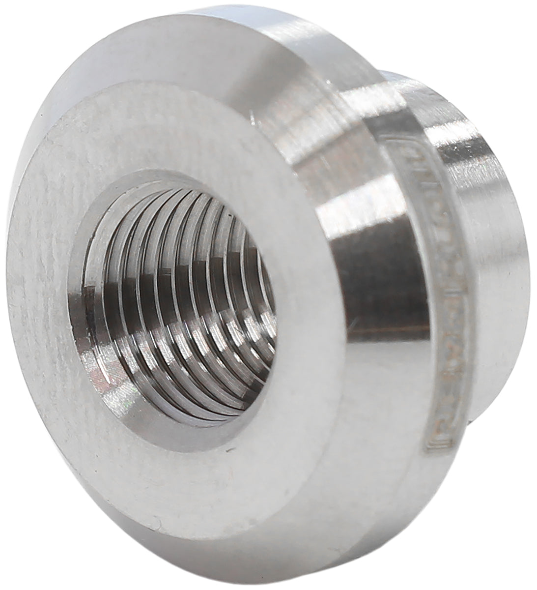 AF996-M10SS - FEMALE WELD ON BUNG, M10x1.0 THREAD, STAINLESS STEEL