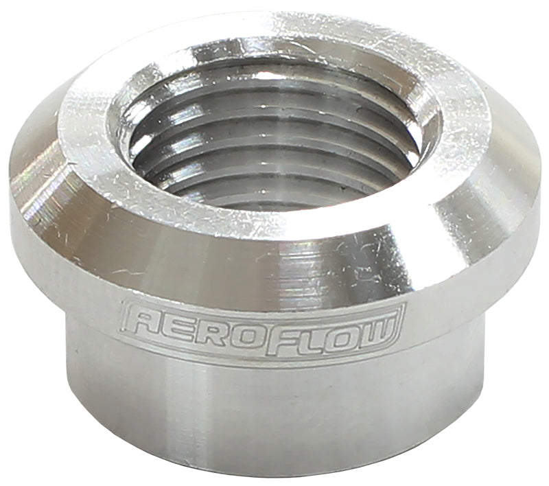 AF996-M12D - FEMALE WELD ON BUNG, M12x1.5 THREAD, ALUMINIUM
