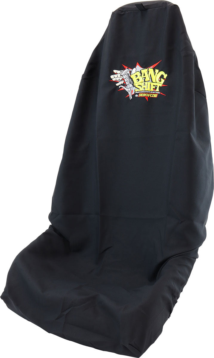 AFBS-THROW - BANG SHIFT THROW SEAT COVER AEROFLOW SHIFTER BLACK