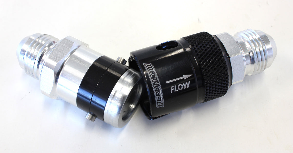 AFQR201-08 - Quick Release -8 BUNA N Seal Black Aluminum