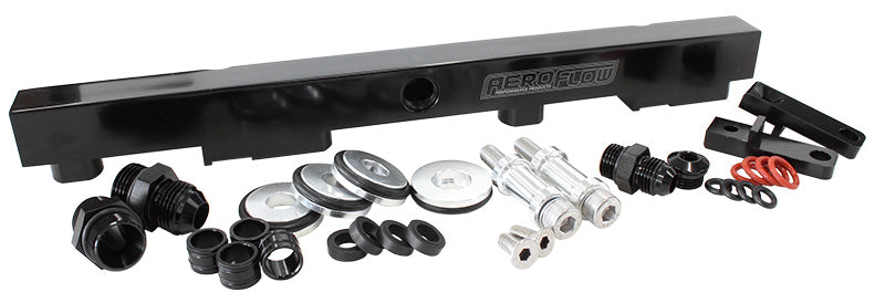 AF64-2009BLK - Nissan S13 SR20 Billet EFI Fuel Rail - Black