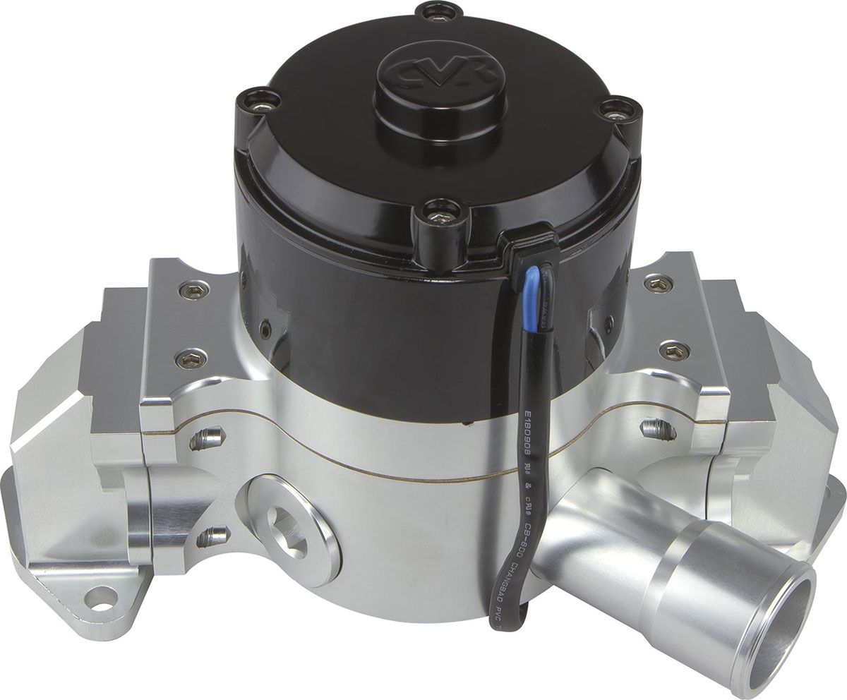 CVR8502CL - Proflo Extreme 55 GPM Electric Water Pump Suit SBF 289/302/351, Clear Anodised