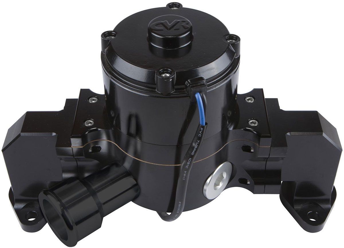 CVR8554BK - Proflo Extreme 55 GPM Electric Water Pump Suit BB Chev, Black Anodised