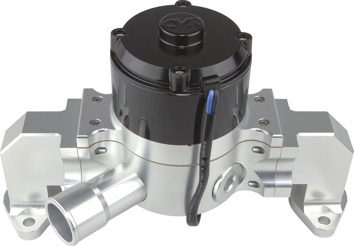 CVR8554CL - Proflo Extreme 55 GPM Electric Water Pump Suit BB Chev, Clear Anodised