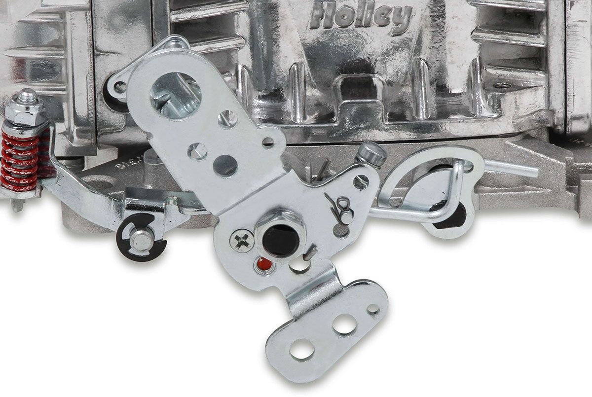 HO0-1850S - 600 CFM 4-Barrel Street Carburettor (Silver) Vacuum Secondary. Manual Choke.