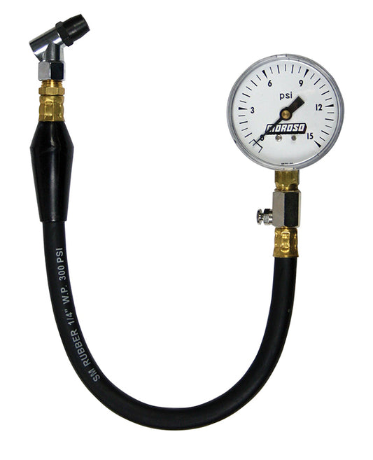 MO89550 - Tyre Pressure Gauge Dial Type, 0-15 psi