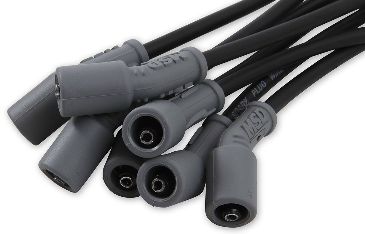 MSD32823 - Super Conductor Spark Plug Lead Set 8.5mm, Black, Holden Commodore V8, LS2