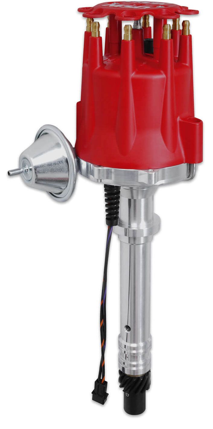 MSD8361 - Pro-Billet Street Distributors Chevy Small/Big Block, Magnetic Pickup, Vacuum Advance
