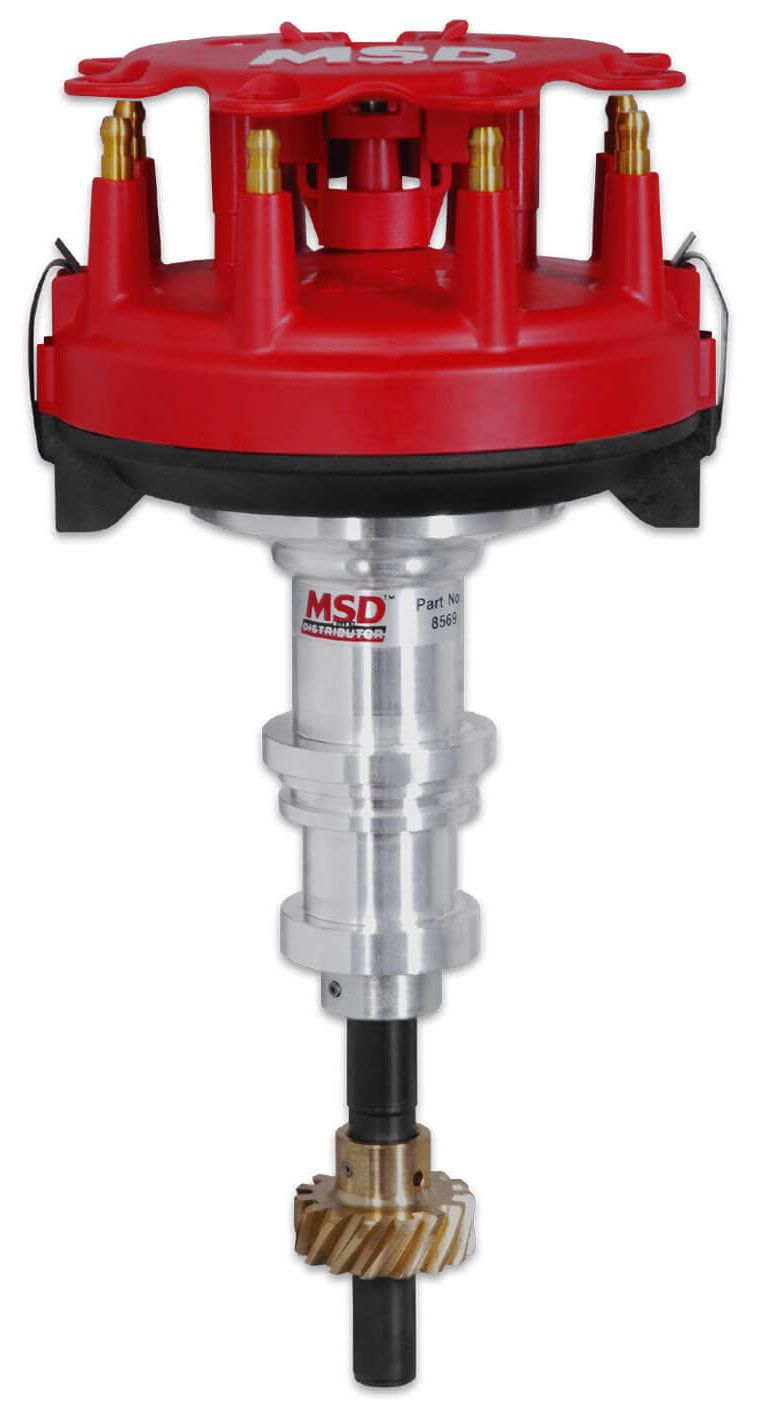 MSD8569 - Pro-Billet Crank Trigger Distributor Ford, 302-351C, 351M, 400, 429, 460, Crank Trigger, No Advance