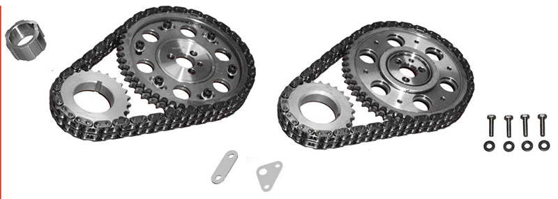 ROCS1265 - D/R Timing Chain Set Nitrided With Torrington Bearing Vernier Adjustable Suit LS1 & LS6