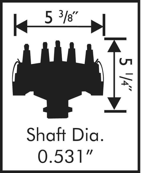 MSD8569 - Pro-Billet Crank Trigger Distributor Ford, 302-351C, 351M, 400, 429, 460, Crank Trigger, No Advance