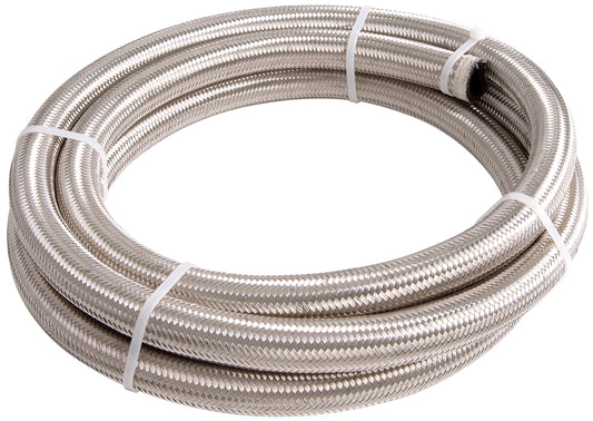 AF100-06-1M - 100 Series Stainless Steel Braided Hose -6AN 1 Metre Length