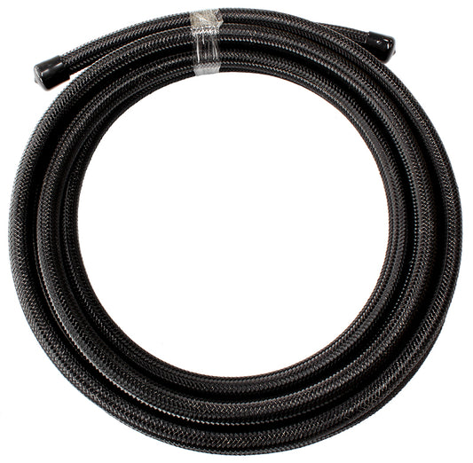 AF100-12-15MBLK - SS BRAIDED HOSE -12AN 15 METREBLACK S/S 17.4mm ID 23.9mm OD