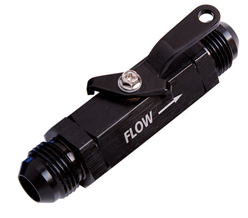 AF1000-08BLK - SHUT OFF VALVE -8AN BLACK