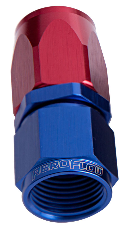 AF101-08 - -8AN TAPER SERIES STRAIGHT HOSE END BLUE