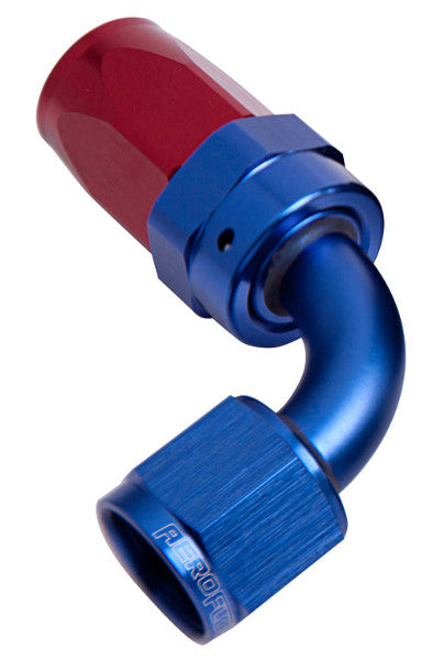 AF103-06-25 - -6AN TAPER SERIES 90 DEGREE HOSE END BLUE *25 PACK*