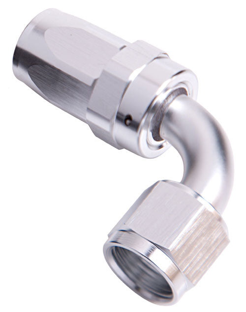 AF103-06S - -6AN TAPER SERIES 90 DEGREE HOSE END SILVER