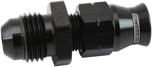 AF108-06-04BLK - 1/4" HARD LINE TO -6AN MALE ADAPTER BLACK w/ OLIVE
