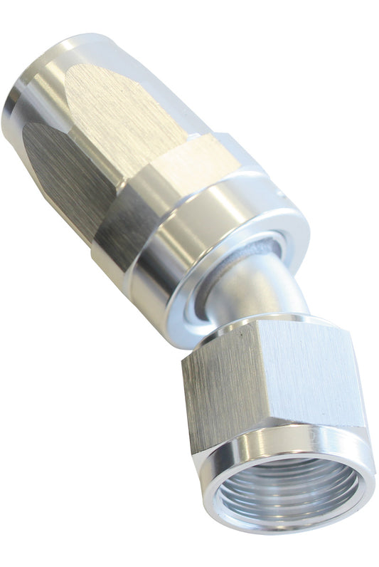 AF117-20S - -20AN TAPER SERIES 30 DEGREE HOSE END SILVER