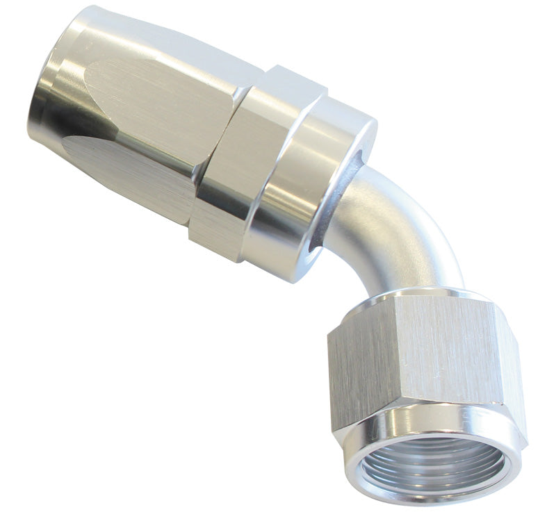 AF118-20S - -20AN TAPER SERIES 60 DEGREE HOSE END SILVER
