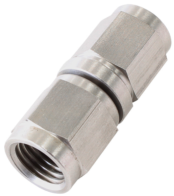 AF131-04SS - S/S STRAIGHT FEMALE FLARE -4ANSILVER SWIVEL COUPLER STAINLES