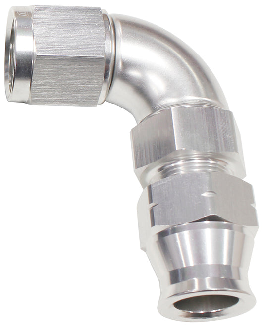 AF139-12S - 3/4" TUBE 90 deg female -12AN SILVER SWIVEL NUT WITH OLIVE