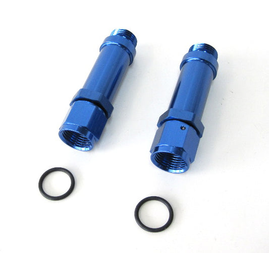 AF165-08-1 - -8AN FEMALE TO HOLLEY ULTRA HPBLUE SWIVEL NUT (PAIR) -8ORB