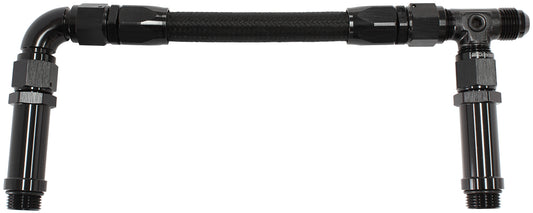 AF165-08BLK - HOLLEY ULTRA HP ALUMINIUM SERIBLACK -8 ORB INLETS INTO BOWLS