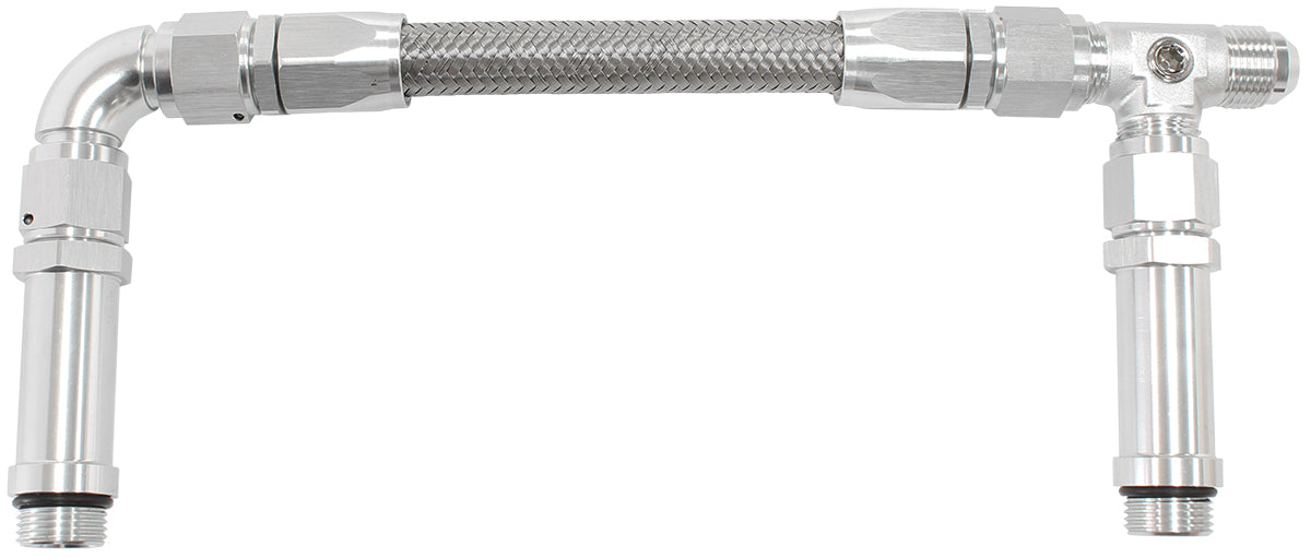 AF165-08S - HOLLEY ULTRA HP ALUMINIUM SERISILVER -8 ORB INLET INTO BOWLS