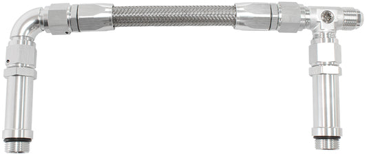 AF165-08S - HOLLEY ULTRA HP ALUMINIUM SERISILVER -8 ORB INLET INTO BOWLS
