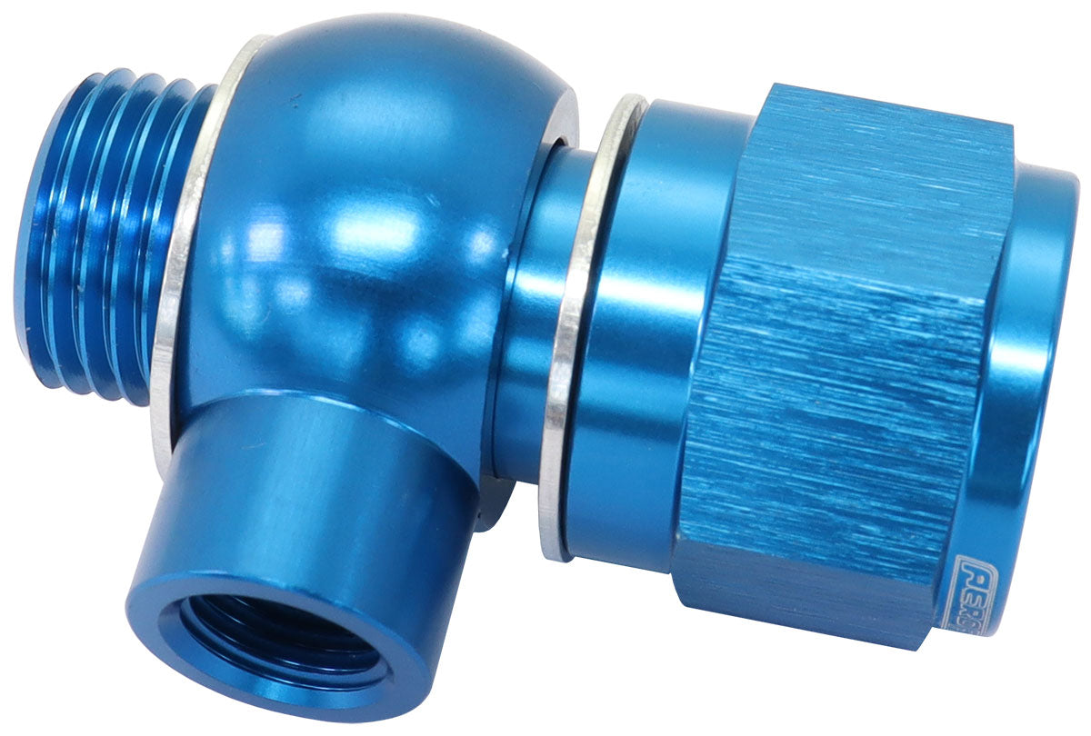 AF166-05-02 - LS CHEVY OIL PRESSURE ADAPTER ALLOWS 1/8" NPT AUX PORT