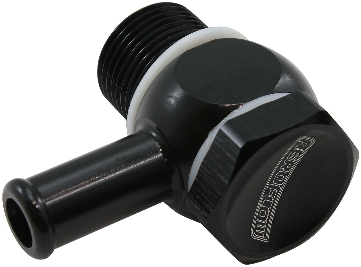 AF168-06BLK - HOLLEY FITECH 9/16"-24 to 5/16BARB INLET FITTING KIT BLACK