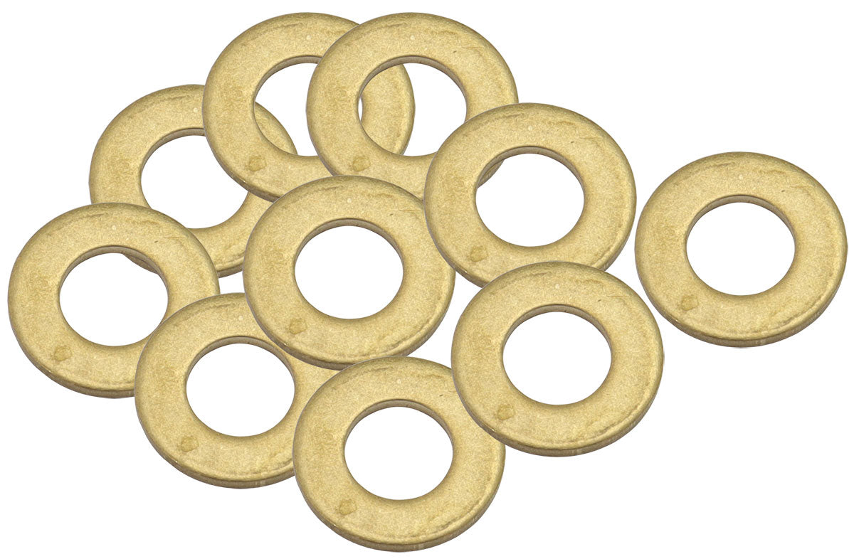 AF181-06 - BRASS CRUSH WASHER METRIC M6 6MM ID SUITS M6 THREAD 10 PACK