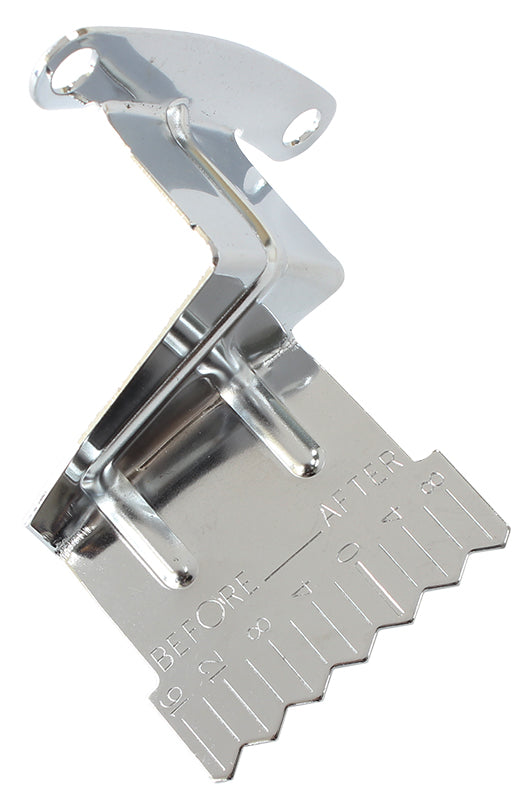 AF1827-2001 - SB CHEV TIMING POINTER TAB CHROME 6" 7" & 8" BALANCER SBC Aeroflow 1827-2001