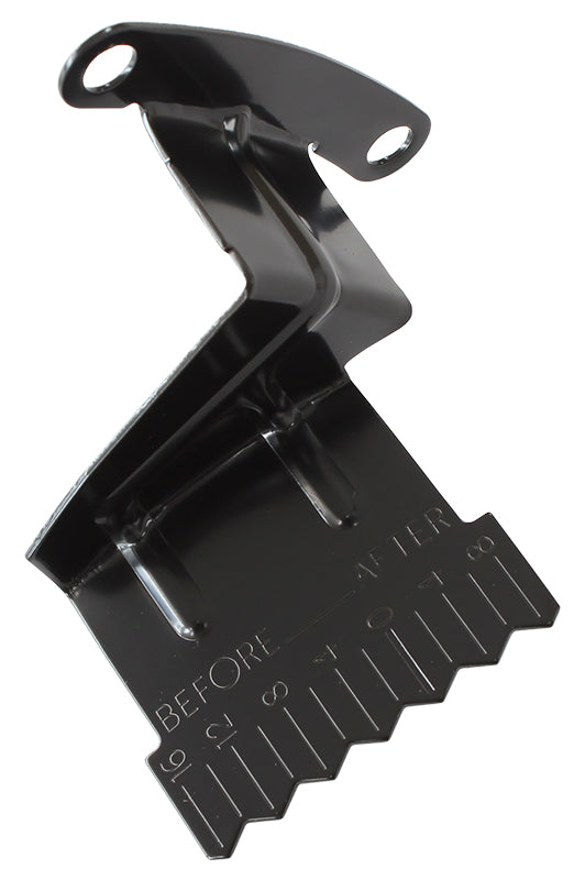 AF1828-2001 - SB CHEV TIMING POINTER TAB BLACK 6" 7" & 8" BALANCER