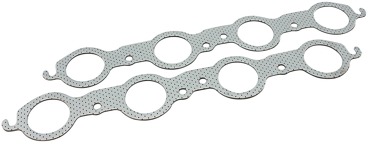 AF1854-1012 - GM LS EXHAUST GASKET 1.90" ROUND STEEL LS1 LS2 LS3 PAIR