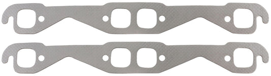 AF1854-1212-2 - SBC EXHAUST GASKET 1.37 x 1.37STEEL SMALL BLOCK CHEV 350 PAIR Aeroflow - AF 1856-1212-2