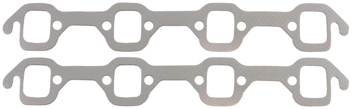 AF1854-1512-1 - SBF EXHAUST GASKET 1.30 x 1.54STEEL SMALL BLOCK FORD 302 289351 PAIR Aeroflow - AF 1856-15