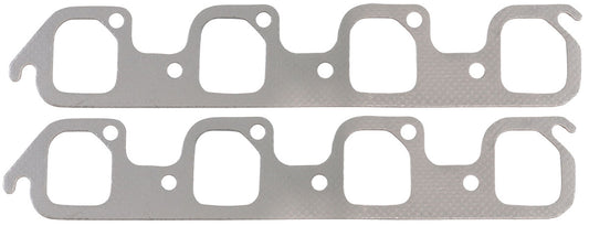 AF1854-1812-1 - FORD CLEVELAND 4V EXHAUST 1.92 x 2.21 GASKET STEEL 351C PAIR Aeroflow - AF 1856-1812-1