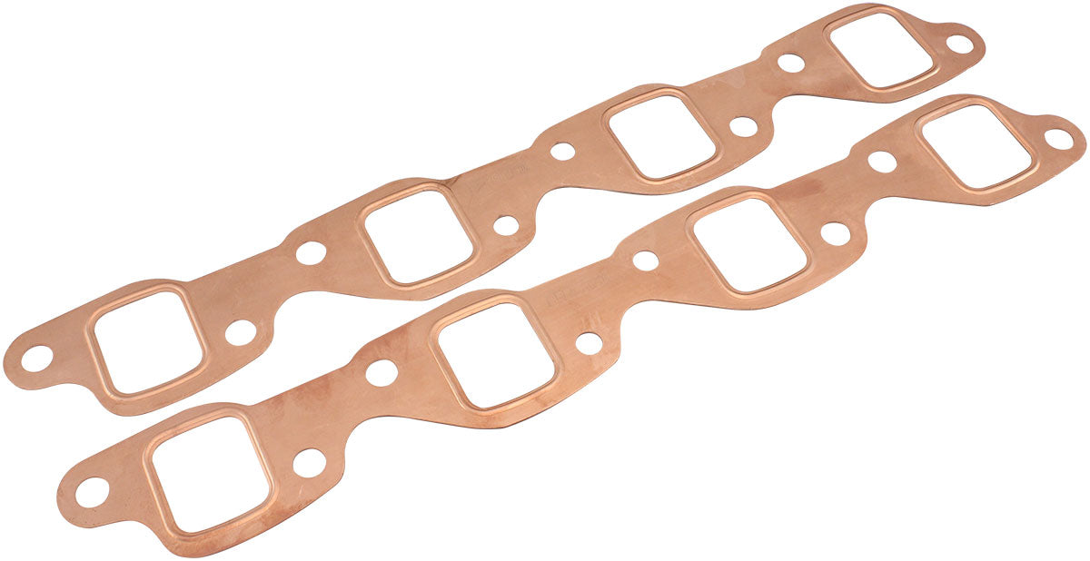 AF1854-2204 - HOLDEN 304 308 EXHAUST GASKETSCOPPER EMBOSSED PAIR LATE V8 VN EFI Aeroflow - AF 1854-2204