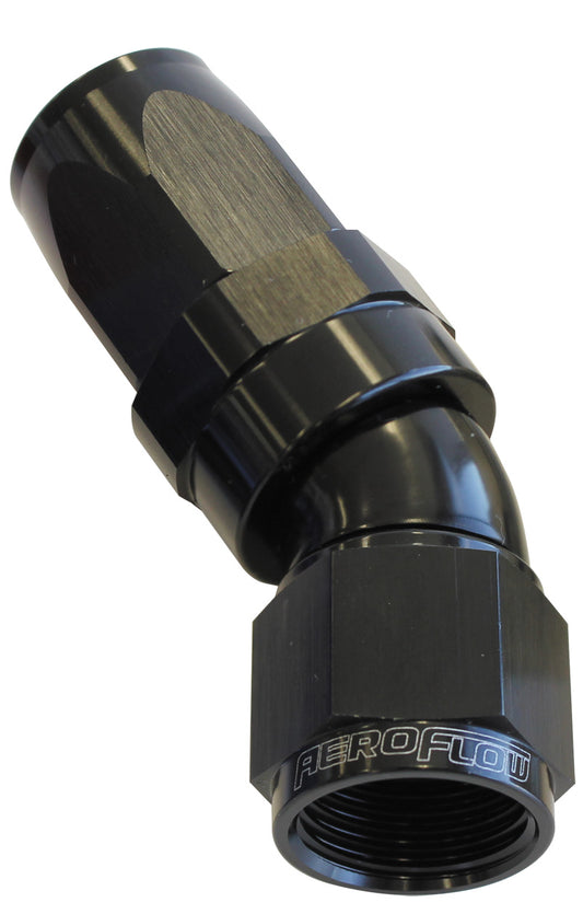AF197-04BLK - 30 DEG HOSE END -04AN BLACK FULL FLOW TAPER STYLE