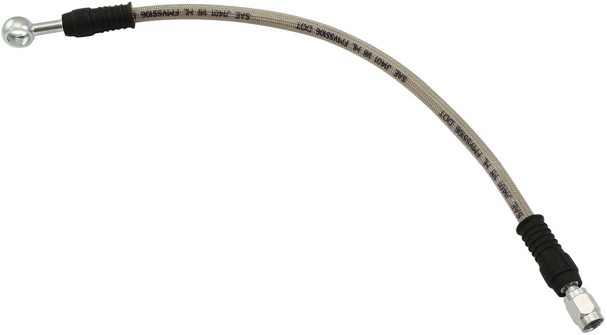 AF225-03 - 3/8" (10mm) BANJO to -3AN 15" LONG TO FEMALE -3AN STRAIGHT BRAKE LINE Aeroflow- AF 225-03