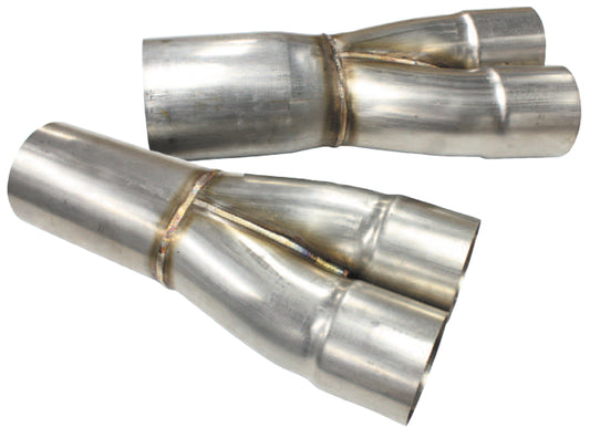 AF2250-300 - AEROFLOW MERGE COLLECTOR 2-1/2" TO 3" 304 S/S 2 into 1